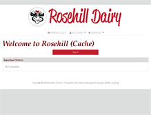 Tablet Screenshot of cache.rosehilldairy.com